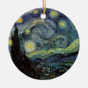 Starry Night - van Gogh Ceramic Ornament