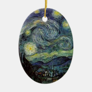 Starry Night - van Gogh Ceramic Ornament