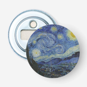 Starry Night & Van Gogh /famous vintage art Bottle Opener