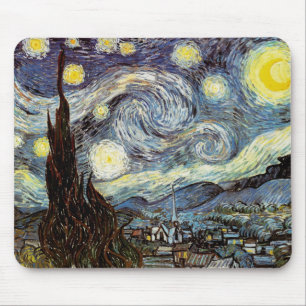 Starry Night Van Gogh Fine Art Mouse Pad