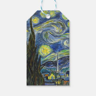 Starry Night, Van Gogh Gift Tags