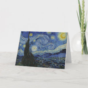  Starry Night Van Gogh  Greeting Card