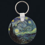 Starry Night - van Gogh Key Ring<br><div class="desc">From the miner's lamp of Nuenen to the one he placed on his window-sill following the scene with Gauguin; from the evening star he noted in 1875 in Corot Olive Orchard to the letter he wrote to his brother in August 1888, in which he said: "Some day or other you...</div>