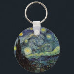 Starry Night - van Gogh Key Ring<br><div class="desc">From the miner's lamp of Nuenen to the one he placed on his window-sill following the scene with Gauguin; from the evening star he noted in 1875 in Corot Olive Orchard to the letter he wrote to his brother in August 1888, in which he said: "Some day or other you...</div>