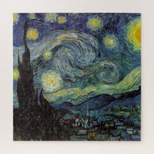 Starry Night - van Gogh Painting Art Jigsaw Puzzle