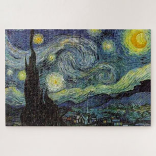 Starry Night - van Gogh Painting Art Jigsaw Puzzle