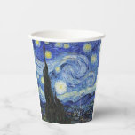 Starry night Van Gogh Paper Cups<br><div class="desc">Get you starry night Paper cups now and impress your people with one of the legendary painting ever made by van gogh</div>