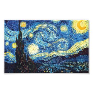 Starry Night - Van Gogh Photo Print