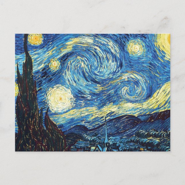 Starry Night - Van Gogh Postcard (Front)