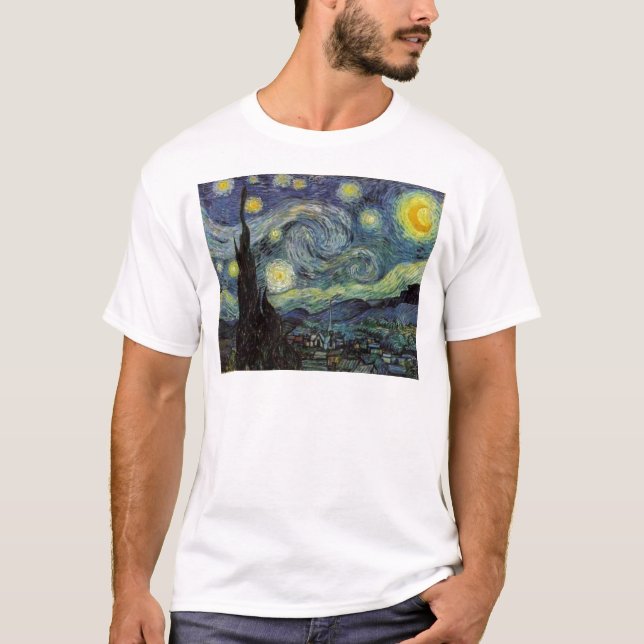 Starry Night - van Gogh T-Shirt (Front)