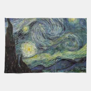 Starry Night - van Gogh Tea Towel