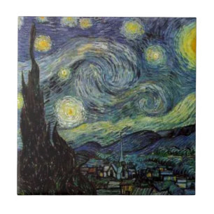 Starry Night - van Gogh Tile