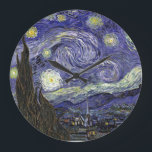 STARRY NIGHT VAN GOGH WALL DESIGNER CLOCK - GIFTS<br><div class="desc">STARRY NIGHT VAN GOGH WALL DESIGNER CLOCK - GIFTS - KEEPING TIME - INTERIOR DECORATING - FAMOUS PAINTINGS - BEAUTIFUL CLOCKS - BEST GIFTS - HOLIDAY GIFT SHOPPING - ROOM DECOR Order this beautiful Van Gogh "Starry Night" clock in 3 different styles. Goes great in bedrooms, living rooms, hearths, and...</div>