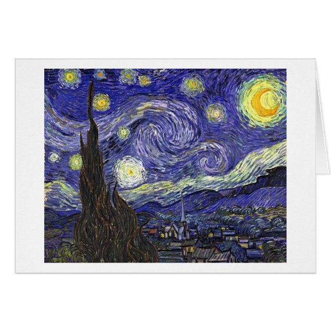 Starry Night, Vincent Van Gogh. (Front Horizontal)
