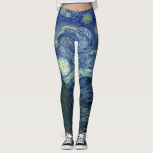 Starry_Night_Vincent_van_Gogh_1889 Leggings
