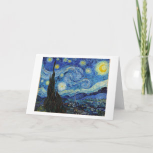 Starry Night, Vincent van Gogh Card