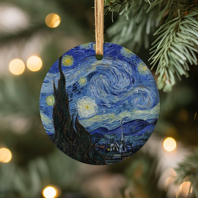 Starry Night | Vincent van Gogh Ceramic Ornament (Creator Uploaded)