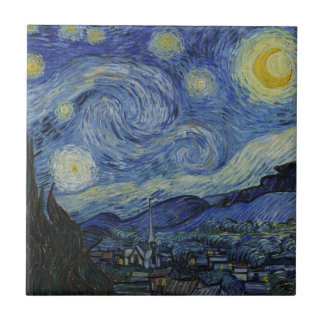 Starry Night Vincent van Gogh Ceramic Tile