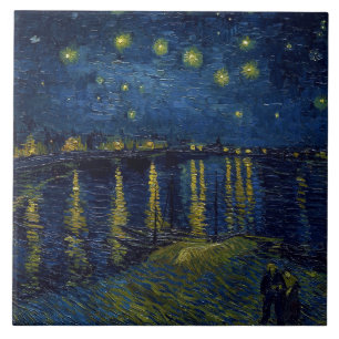 Starry Night, Vincent van Gogh Ceramic Tile