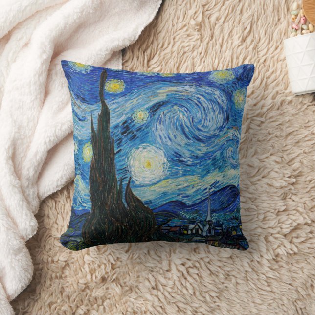 Starry Night Vincent Van Gogh   Cushion (Blanket)
