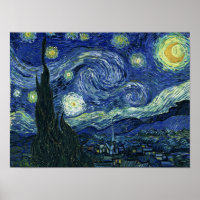 Starry Night Vincent van Gogh Fine Art Painting