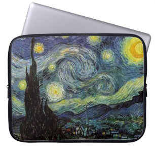 Starry Night, Vincent Van Gogh. Laptop Sleeve