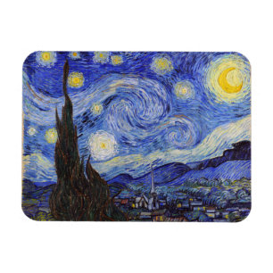 Starry Night , Vincent van Gogh Magnet