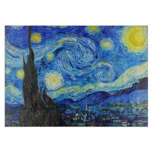 Starry Night Vincent Van Gogh painting paris Cutting Board