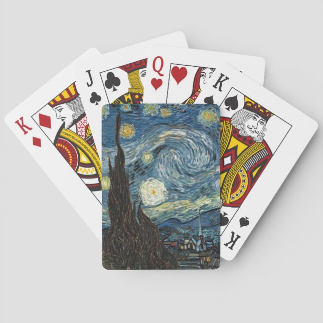 Starry Night, Vincent Van Gogh Playing Cards (Back)