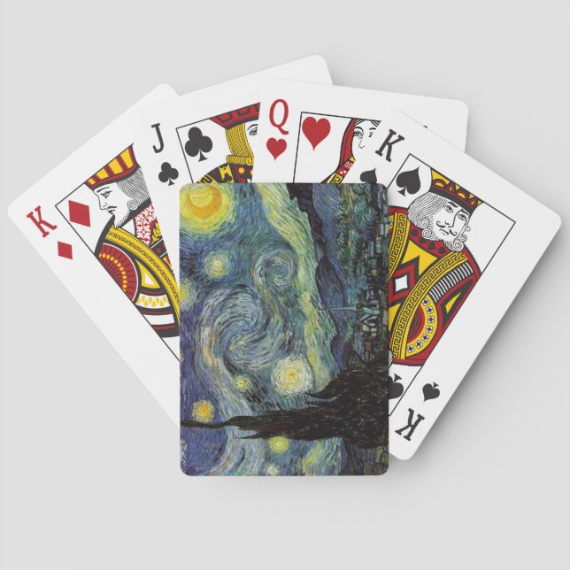 Starry Night, Vincent Van Gogh Playing Cards (Back)