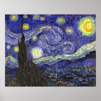 Starry Night, Vincent Van Gogh.