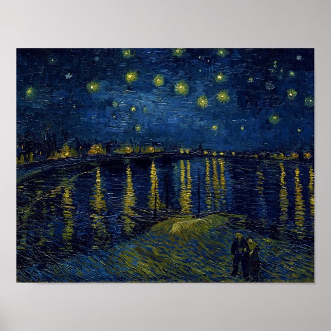 Starry Night, Vincent van Gogh Poster (Front)