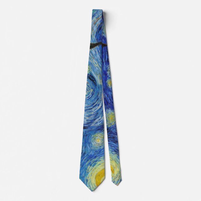 Starry Night, Vincent van Gogh Tie (Front)