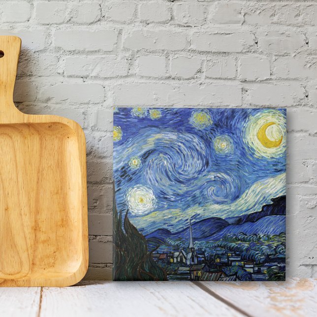 Starry Night Vincent van Gogh Tile (Creator Uploaded)