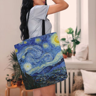 Starry Night Vincent van Gogh Tote Bag