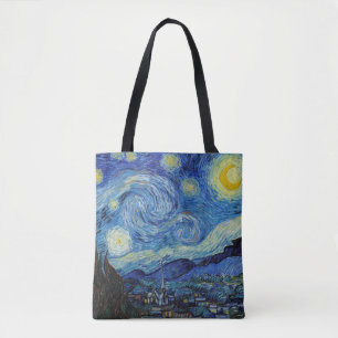 Starry Night, Vincent van Gogh Tote Bag