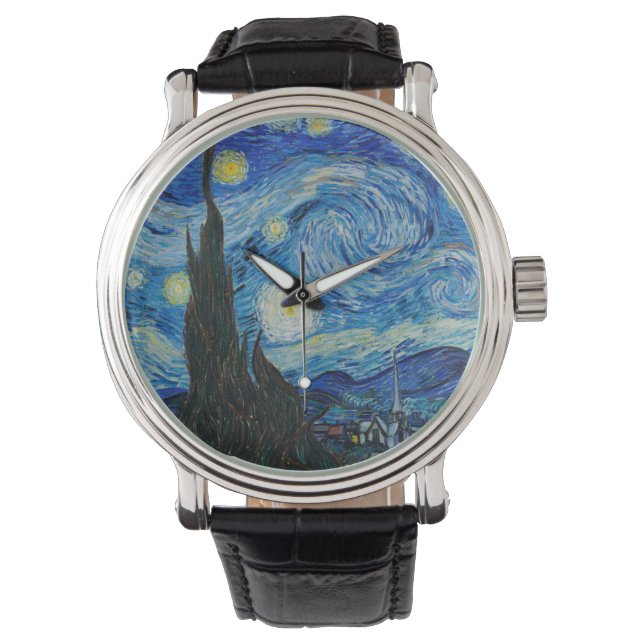 Starry Night Vincent Van Gogh   Watch (Front)