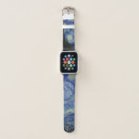 Starry Night Vincent Van Gogh Watch Band<br><div class="desc">Starry night Vincent Van Gogh painting. Watch Band  Buy for a Christmas present birthday gift house warming gift or for yourself. For her,  for him,  for co-worker,  boss,  mum,  dad,  kids,  friends and family. Beautiful blue colour.</div>