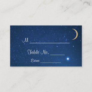 Starry Night Wedding Place Cards
