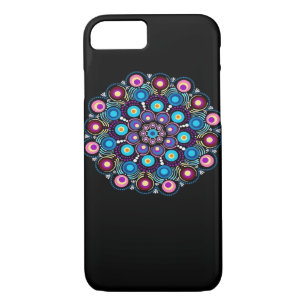 Starry Night Whimsigoth Dot Mandala iPhone 8/7 Case