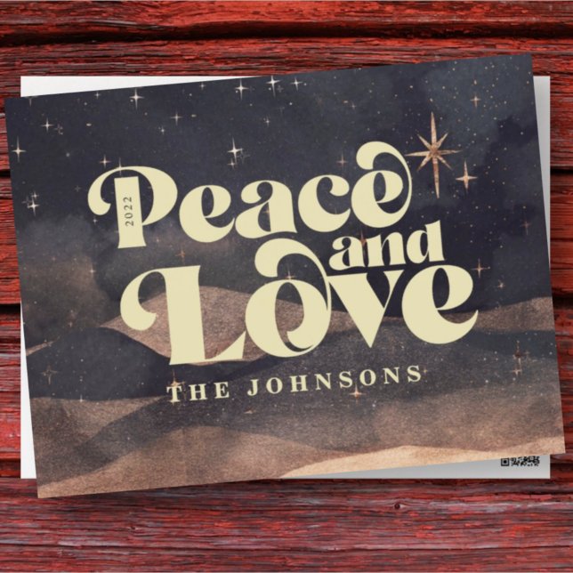 Starry Night Winter Sky Modern Elegant Chic Holiday Postcard (Creator Uploaded)