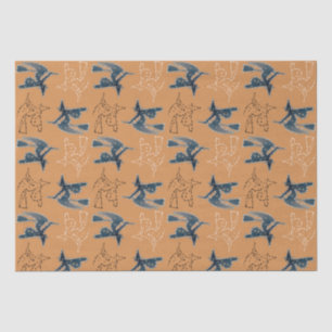 Starry Night Witch Halloween Tissue Paper