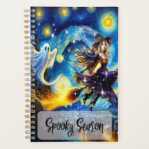 Starry Night Witchy Halloween Design