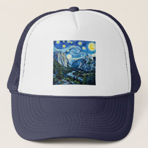 Starry Night Yosemite National Park Trucker Hat