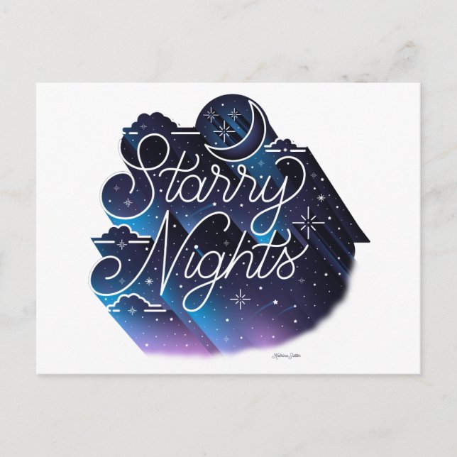 Starry Nights / Postcard (Front)