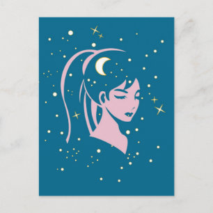 Starry nite postcard