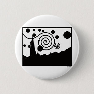 Starry Pictogram 6 Cm Round Badge