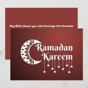 Starry Ramadan Kareem Holiday Card