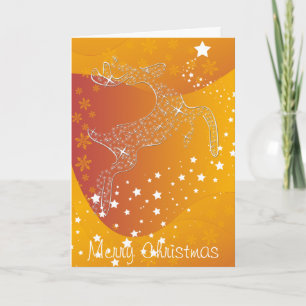 Starry Reindeer Card