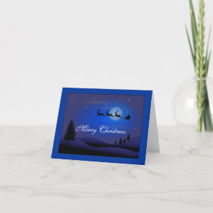 Starry Santa Card